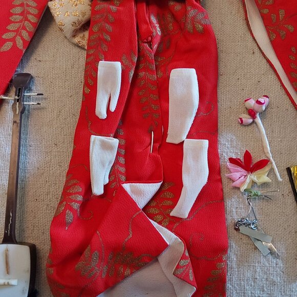 Vintage 1963 Barbie Travel in Japan #0821 Kimono and accessories - Picture 5 of 6